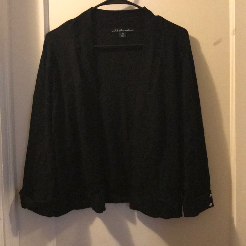 Black cardigan